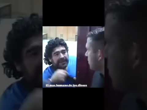 La firmeza de Maradona !!!