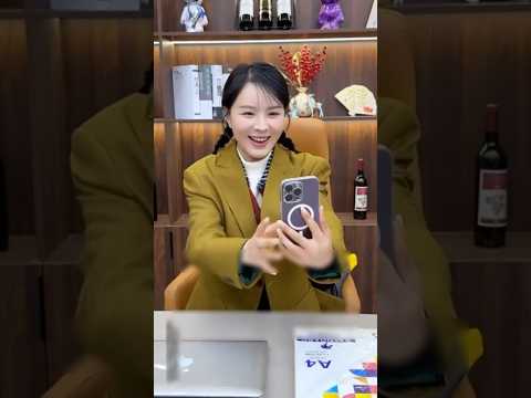 사장실에 무단침입한 배달원