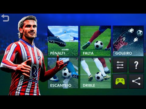 O MELHOR JOGO DE FUTEBOL LITE PARA ANDROID COM NARRAÇÃO E VARIOS MODOS DE JOGO