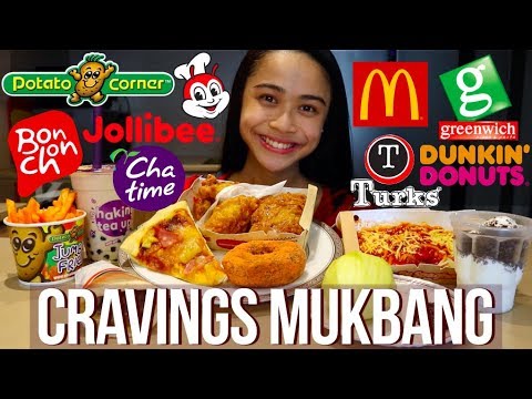 CRAVINGS MUKBANG | Eating all our food cravings in one seating!!!