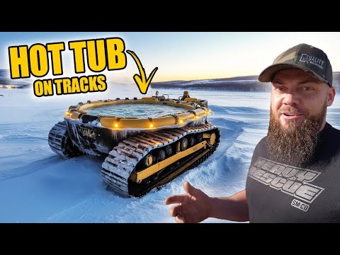 Building a Hot Tub on Snow Tracks Might Be My Best Idea Ever!