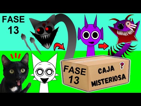 CAJA MISTERIOSA DE INCREDIBOX SPRUNKI FASE 13 PERO EL JUEGO ES EN LA VIDA REAL VS GATOS YOUTUBERS