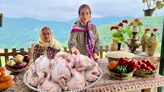Village Style Chicken and Rice | Crispy Fried Chicken Served with Fluffy Rice