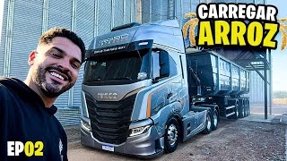 CARREGANDO A CAÇAMBA ARQUEADA DE ARROZ 😱 SERÁ QUE DEU ALTURA? EP.2