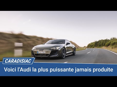 L' Audi e-Tron GT devient le modèle le plus puissant des anneaux.