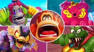 Donkey Kong Bananza - All Bosses + Secret Bosses (No Damage)