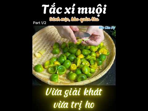 Tắc xí muội sánh mịn không đắng, mát lạnh ngày hè | part 1/2 #bepcuavo #tacximuoi #giaikhat