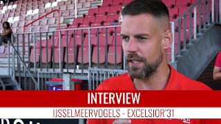 Screenshot van video Kelvin Veensma: "We moeten terug naar de basis" | IJsselmeervogels - Excelsior'31