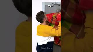 When your own door betrays you… 🤯🚪🤣 #comedy #cartoonfail