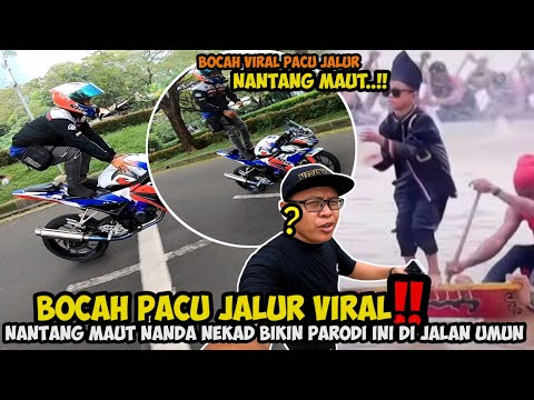 ACCURATE AURA FARMING 100%❗NANDA NEKAD BIKIN VIDEO PACU JALUR DI JALAN UMUM