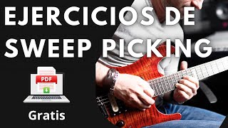 Ejercicios de Sweep Picking en guitarra