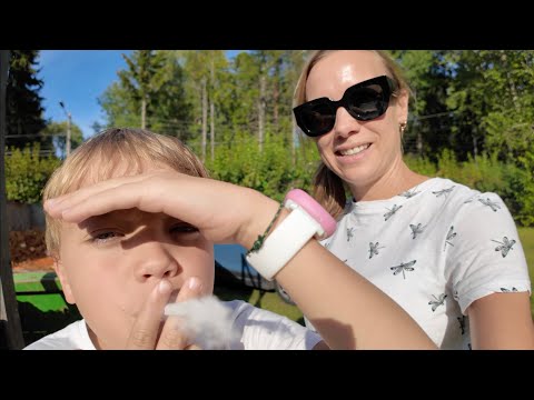 Familjen plockar 100kg äpplen & Harry börjar röka VLOGG