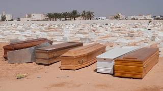 YouTube video thumbnail: Tunisian Coastal Town Mourn Death of Residents Who Drowned at Sea