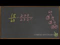 Simplifying Fractions with Prime Factorization
