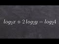 Logarithmic Expressions and Operations