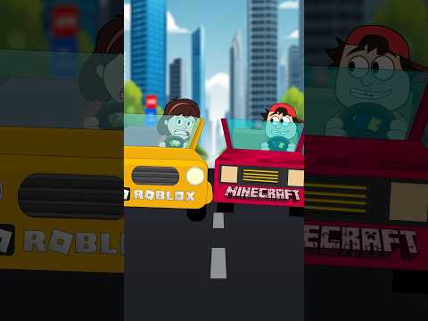 Roblox vs Minecraft 😅 (Animation) #shorts #memes