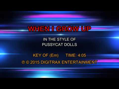 Pussycat Dolls – When I Grow Up (Backing Track)