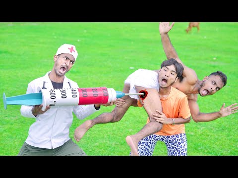 Must Watch New Special Comedy Video 2024 Very Special Trending Comedy Video 2024 Injection Funny 200