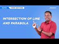 Lines and Parabolas Relationships