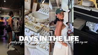 vlog: jewelry plug, car organization, best matcha, beauty event, what's in my car