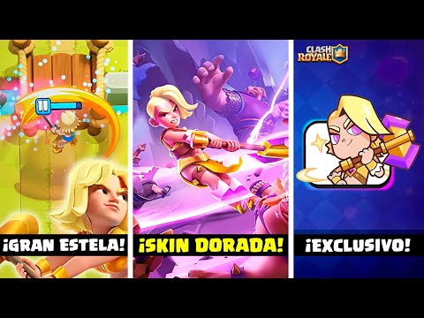 APARECE la VALQUIRIA con SKIN DORADA en CLASH ROYALE 🇨🇳 - noticias temporada 72