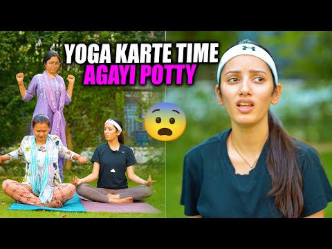 Bahu ki yoga mei Saas aur Padosan ko ayi Potty 🚽😂