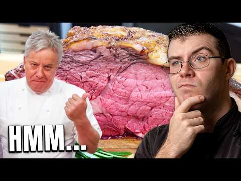 Pro Chef Reacts..To Chef Jean-Pierre's PERFECT Prime Rib!