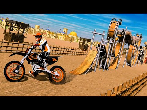 BIKE STUNT MASTER RACING GAMES - Motorcycle Racer Driving Tracks 3D - Free Android Mobile Bike Games