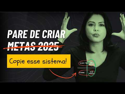 Por que metas para ano não funcionam? Use esse sistema