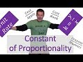 Exploring the Constant of Proportionality in Mathematics