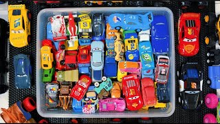 Lightning McQueen's EPIC Race! Unboxing & Racing Pixar Cars (ASMR + Slow Motion)