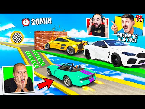 MORAMO DA NAĐEMO NAČIN DA ZAVRŠIMO OVU BRUTALNU GTA 5 TRKU !!🏁😯(IMPE, ŠONE I KRSKO)