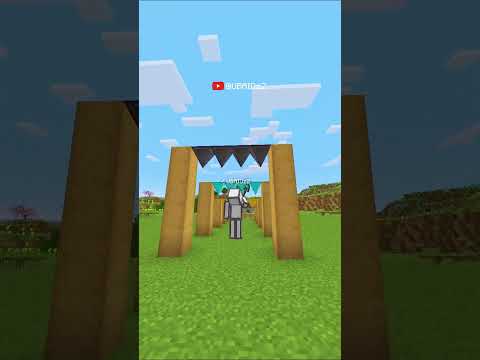 Mobs Chase vs Different Spikes! ⛏️ #shorts #funny