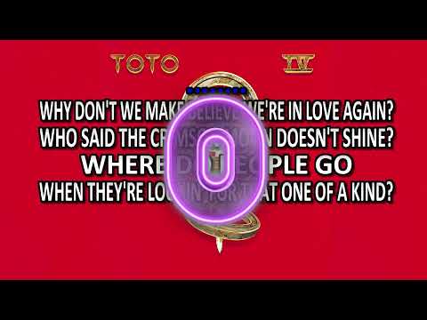 Toto – Make Believe (karaoke) [with backing vocals]