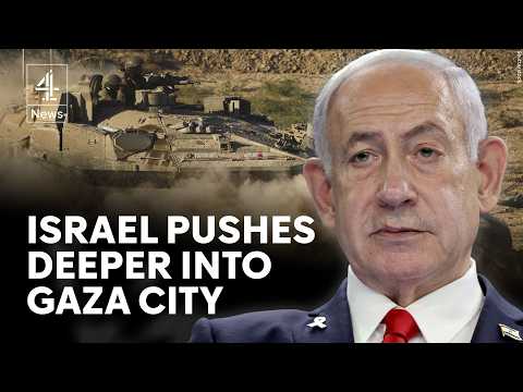 YouTube video thumbnail: Gaza City: 113 Killed in Past 24 Hours as Israel Deepens its Offensive