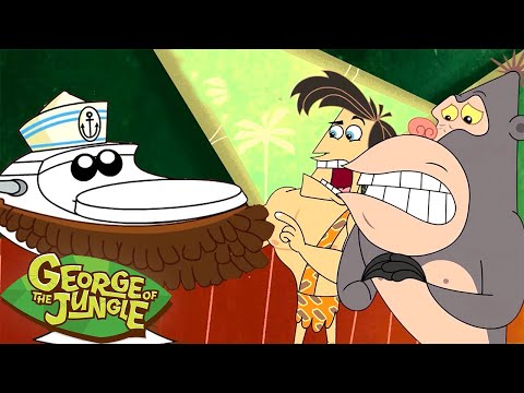 George Meets a Talking Toilet! 😱🚽 | George of the Jungle | Full Episode Compilation