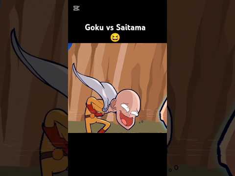 If Saitama meet Goku [Saitama see Goku laugh] #animeshorts #saitma