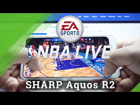 (ENGLISH) NBA Mobile Gameplay on SHARP Aquos R2  - Device Efficient Review
