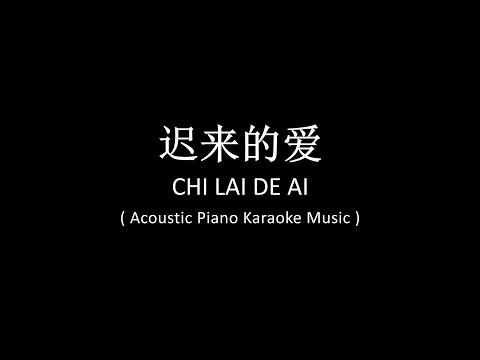 Chi Lai De Ai 遲來的愛 ( Piano Acoustic Karaoke Music )