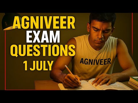 Agniveer Exam 1 July All Shift Questions | Army Navy Airforce GK | Agniveer 2025