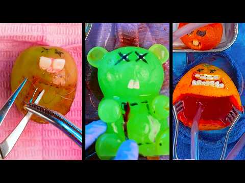 Food Surgery C-Section Compilation- Sad Emergency Fruit Surgeries | Discount Dentist TikTok Series