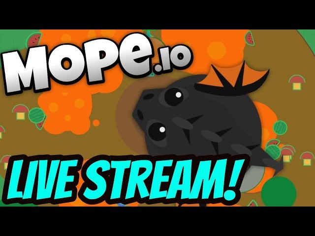 MOPE.IO LIVE STREAM! | The Frustrated Gamer | The .io Gamer