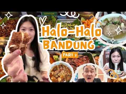 DAY-2) MUKBANG KULINER BANDUNG! COBAIN BAKSO, SEBLAK, MAKAN KHAS SUNDA #makananindonesia #korean