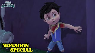 Vir The Robot Boy | Chulbul Kar Raha Hai Kasrat | Vir Monsoon Special Compilation | Wow Action
