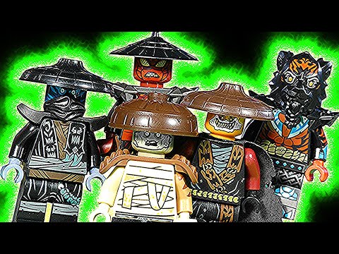 FORBIDDEN FIVE V'S LORD RAS + LEGO NINJAGO COMPILATION