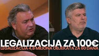 Legalizacija objekata za 100 evra - 4,8 miliona objekata za 60 dana - Epohalni korak