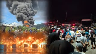 Innalillahi‼️Kebakaran Hebat Landa Pabrik Karet Di Padang, Api Baru Padam Setelah 14 Jam ???😱