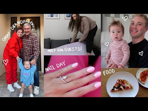 VLOG: guests coming to visit, nail day & prepping house!