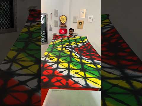 multiple colours fabric making| dupatta dyeing machine