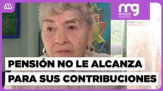 "Ya no sé qué hacer": Adulta mayor denuncia que pensión no le alcanza para pagar las contribuciones